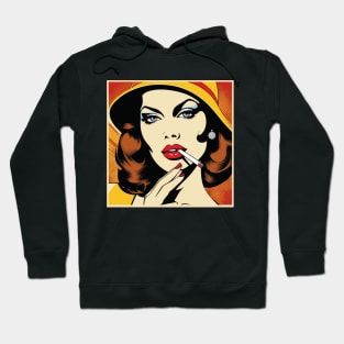 Pop Smoking Girl Hoodie